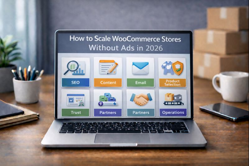 How to scale WooCommerce dropshipping without ads in 2026